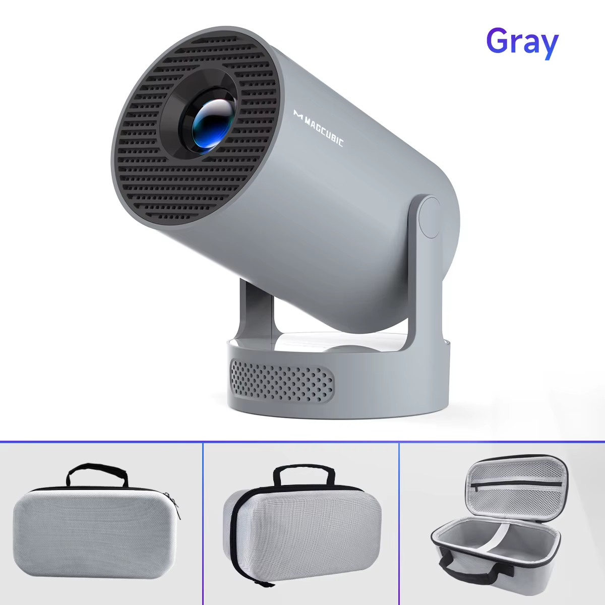 Projector Android 14 8K 1280*720P HY300 Pro + Dual Wifi 290ANSI 180°Flexible BT5.0 Cinema Outdoor Portable Projector